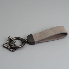 Suede Car Hardware Anti-lost Keychain