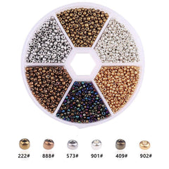 2 3mm Glass Beads Combination Set