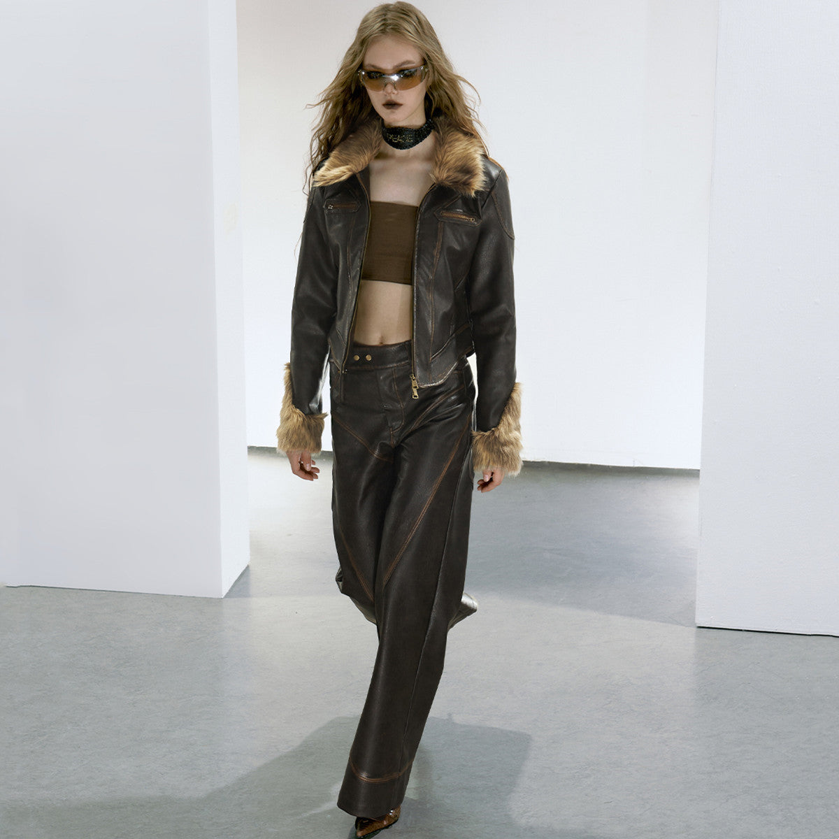 Women's Autumn And Winter Retro Fur Collar Warm And Cotton Jacket - Fashionner