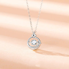 Women's Fashion Simple Smart Ring Pendant Necklace