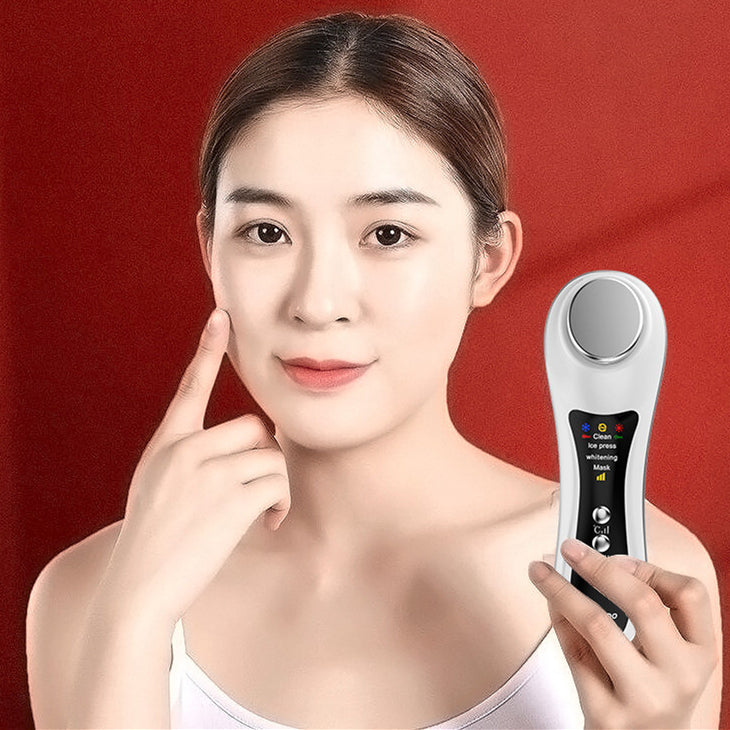 Hot & Cold Eye Massage Machine Eye Skin Care Reduce Fine Lines Remove Eye Edema Circle Ease Dry Eye Stress Warm Care - Fashionner