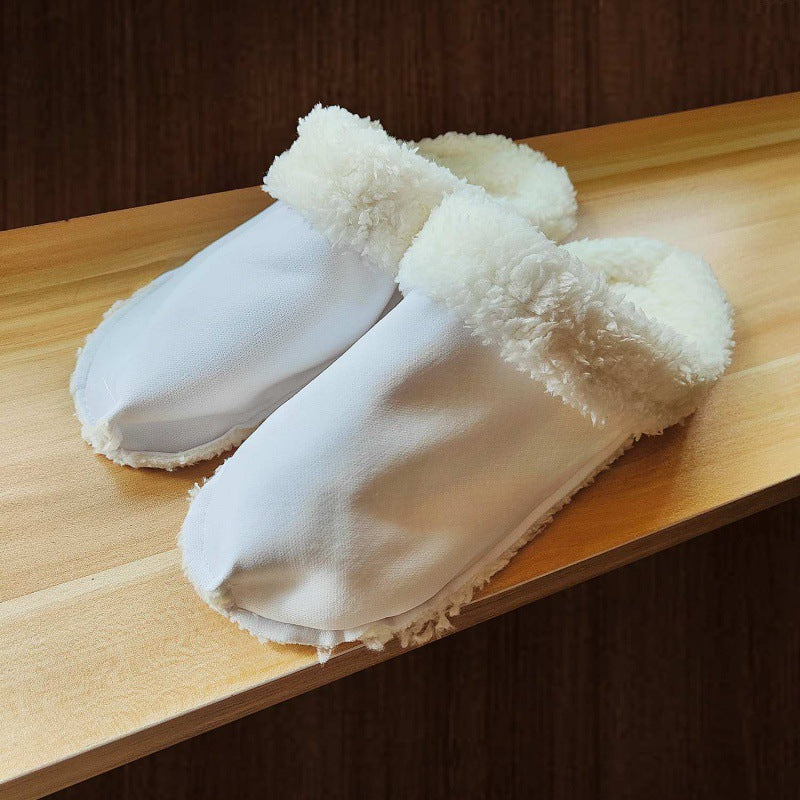 Women's Plush Liner Thermal Cotton Slippers Sets - Fashionner
