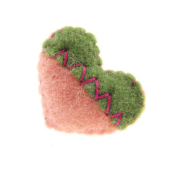 Hand-stitched Heart Felt Poke Poke Music