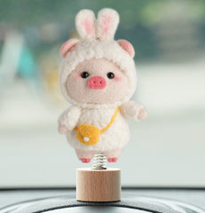 Wool Felt Poke Poke Material Bag DIY Handmade Pendant Key Chain Jewelry Accessories