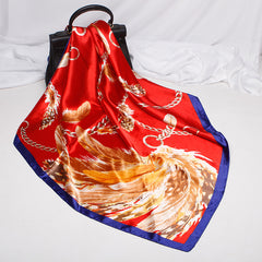Imitation Silk Handbags Satin Silk Scarf - Fashionner
