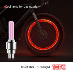 Neon Lights Tyre Wheel Valve Cap Light LED Car Tire Valve Caps Air Cover Tire Rim Valve Wheel Stem Cap Bike Light - Fashionner