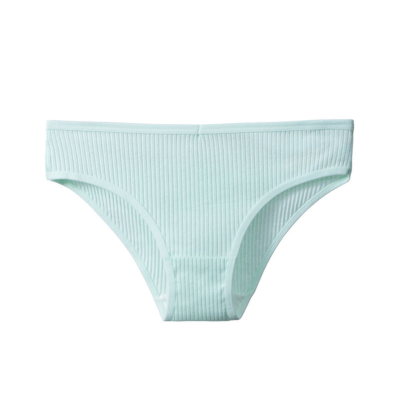 Women's Cotton Breathable Threaded Briefs - Fashionner
