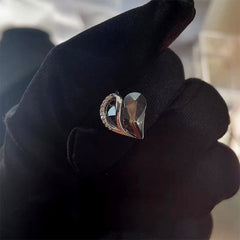 925 Sliver Heart Shaped Geometric Necklace Jewelry Women's Clavicle Chain Valentine's Mothers Day Gift - Fashionner