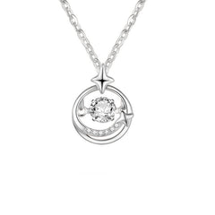 Women's Fashion Simple Smart Ring Pendant Necklace