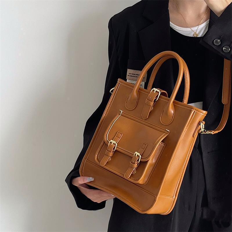 Autumn And Winter Portable Tote Work Commuter All-matching Bag Women - Fashionner