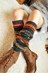Autumn Winter Bohemian Thickened Woolen Socks - Fashionner