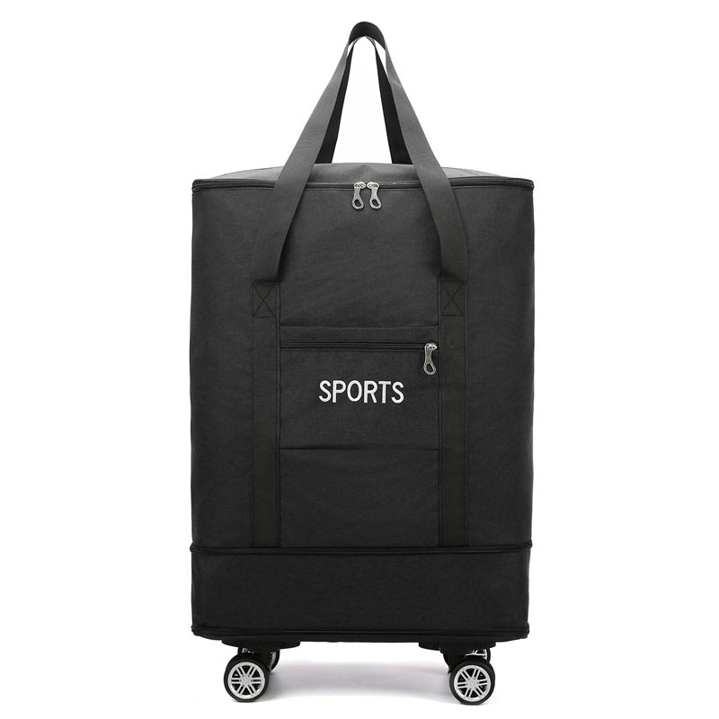 Removable Universal Wheel Large Capacity Expansion Storage Bag - Fashionner