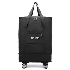 Removable Universal Wheel Large Capacity Expansion Storage Bag - Fashionner