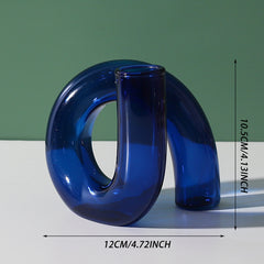 Creative Heterosexual Glass Flower Arrangement Hydroponic Bottle Furniture Model Room