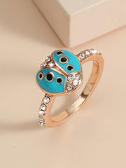 Yellow Gold Accessories Loose Beads Clavicle Chain Ring