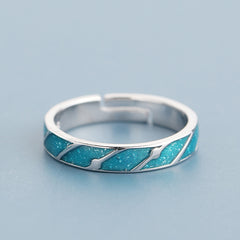 Meteor Shower Couple Rings Long Distance Nostalgic Men And Women Pair Ring