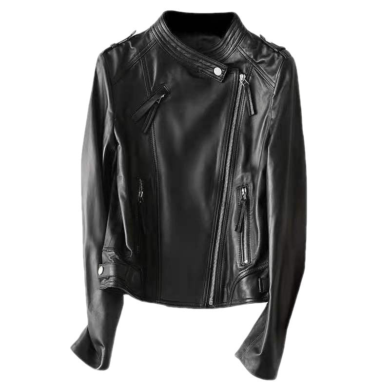 Sheepskin Small Motorcycle Jacket - Fashionner