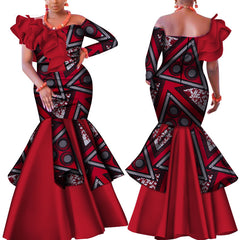 Wedding Party Dresses Traditional African Costumes - Fashionner