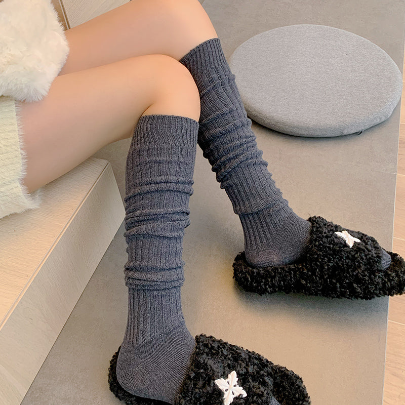 Simple Vertical Wool Stockings Fashion - Fashionner