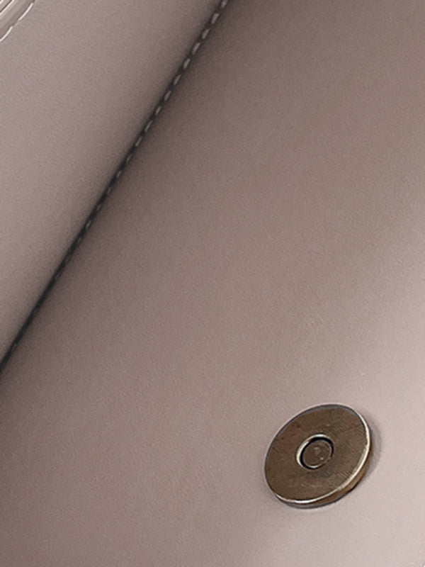 Embroidered thread chain portable small square bag shoulder bag - Fashionner