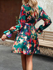 printed dress temperament elegant dress - Fashionner