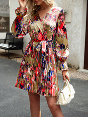 printed dress temperament elegant dress - Fashionner