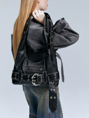 Ladies' Old Wash Leather Bag - Fashionner