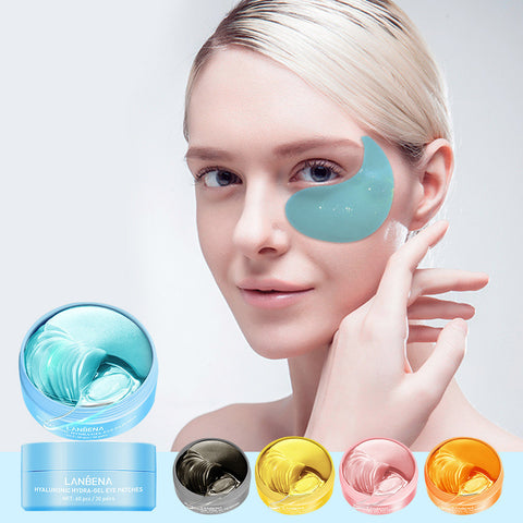 Masque anti-rides, anti-cernes et anti-poches sous les yeux au collagène, rétinol, VC et acide hyaluronique