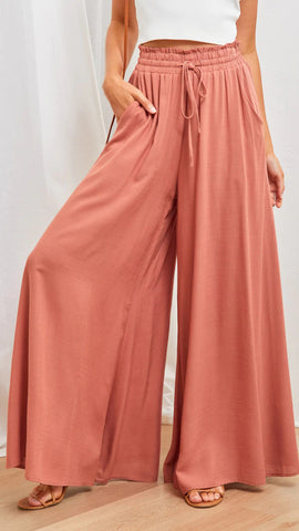 Womens Pants Wide Leg Loose Comfy Lounge Sweatpants With Pockets - Fashionner