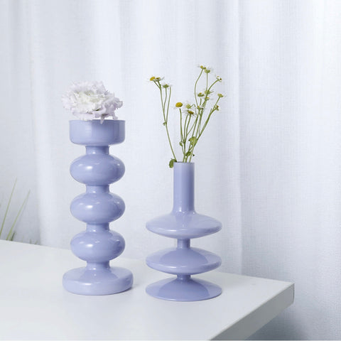 Vase Combinaison Multi-Billes Verre Teinté Hydroponie