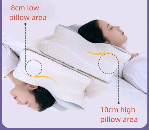 Ergonomic Cervical Pillow For Sleeping Orthopedic Support Pillows Odorless Contour Neck Pain Memory Foam Pillow - Fashionner