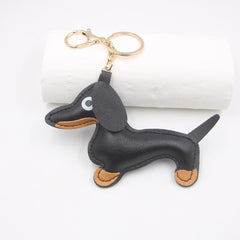Fashion Car Key Chain Sausage Dog Pendant