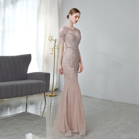 Robe de Soirée Sirène de Luxe pour Dames, pour Banquet