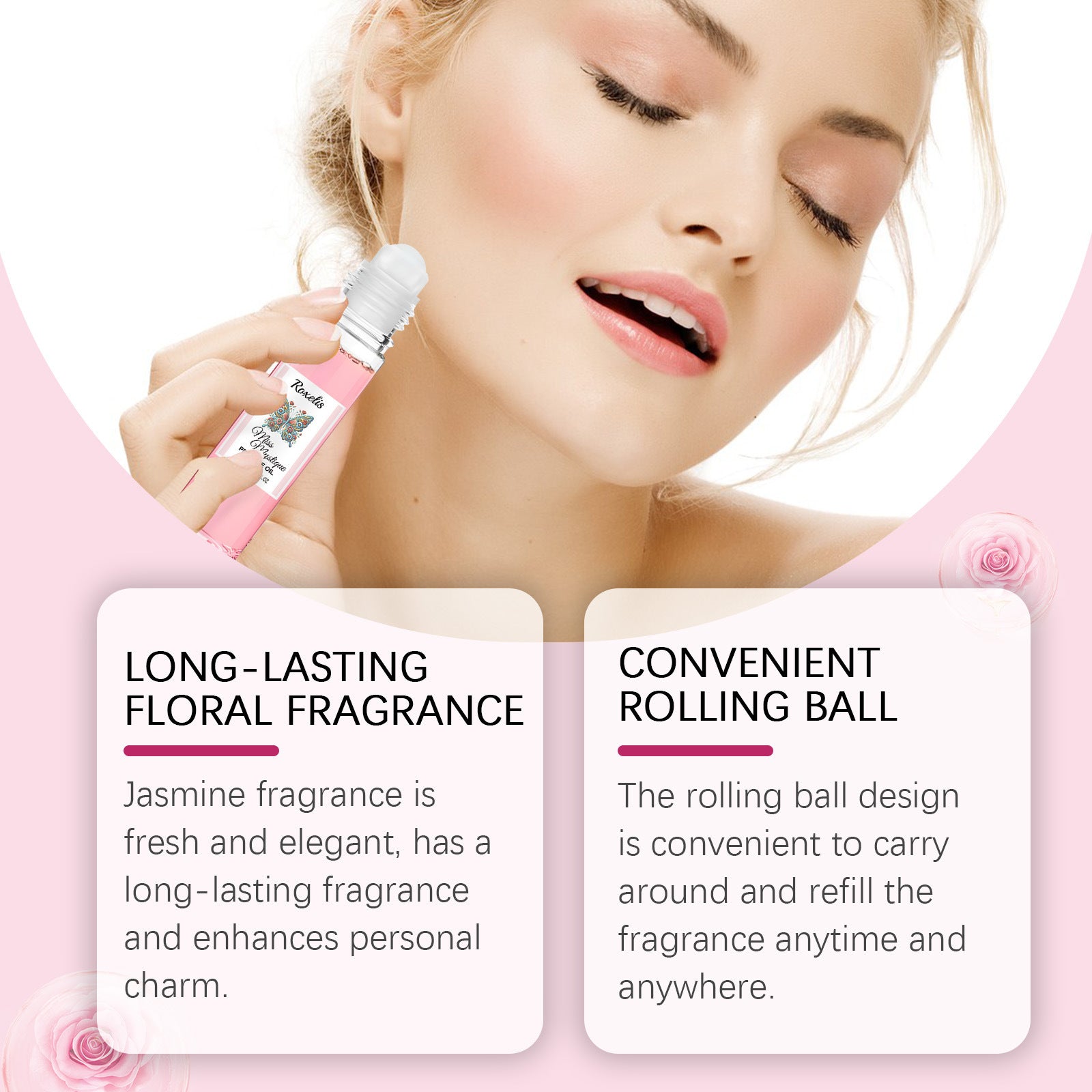 Rolling Rose Water Portable Small Bottle