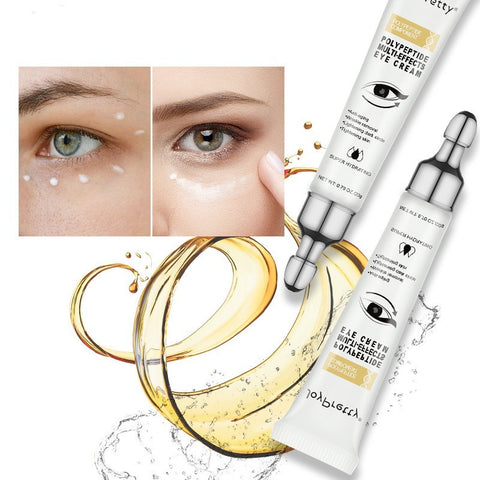 Crème Contour des Yeux Anti-Cernes Peptides Poches Soin de la Peau Beauté Santé