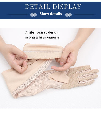 Manchettes en coton minces pour femmes, protection solaire pour la conduite automobile