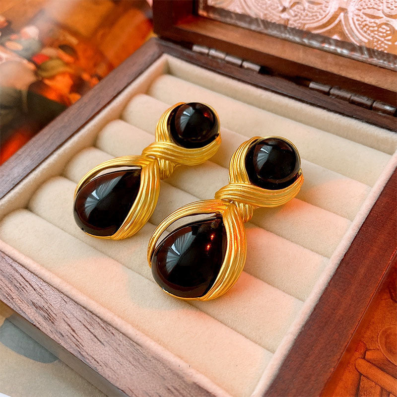 Buy Vintage Medieval Niche Earrings Women Retro Stud Earrings Elegant Luxury Jewelry online at Fashionner.