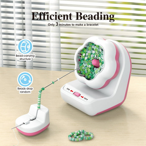 Electric automatic beading machine beading bowl DIY manual beading machine soft ceramic rice bead beading tool beading tool - Fashionner