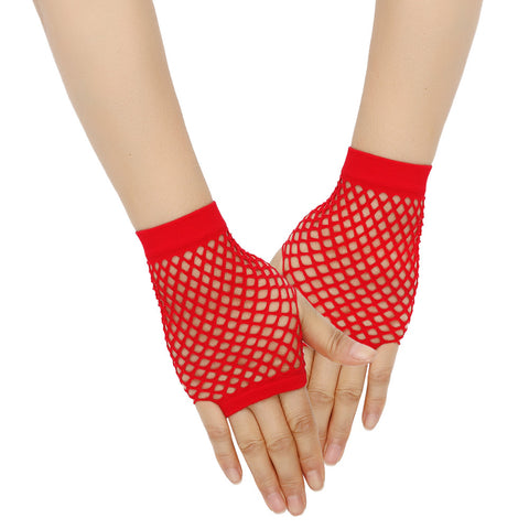 Gants Résille Courts Rétro
