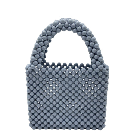 Sacs perles à la mode, sacs à main perles de couleur unie
