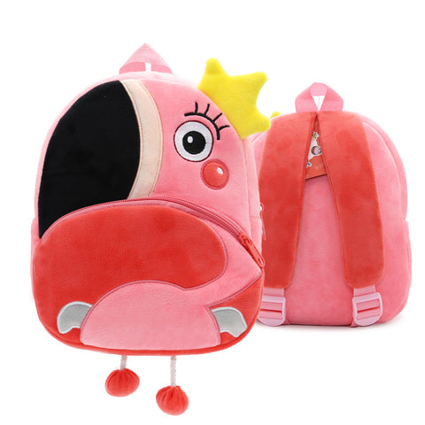 Sacs à dos en peluche mignons, cartables de maternelle de dessin animé, sacs de jouets d'animaux pour enfants
