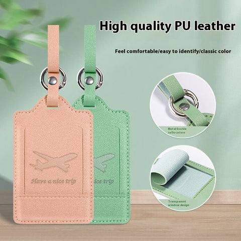 Customized Luggage Anti-lost Listing Tag Travel Boarding Consignment Label