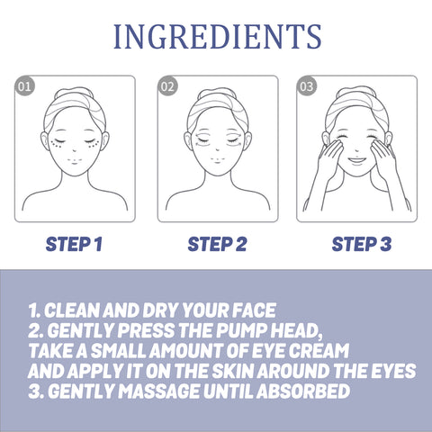 Active Eye Cream, Repair Eye Bags And Dark Circles Elastic Firming Skin Around The Eyes Anti-Wrinkle Eye Cream