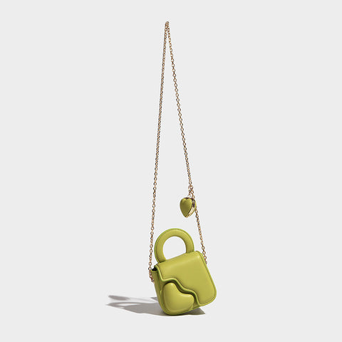 Sac bandoulière croisé pour femme Chain Love à texture avancée