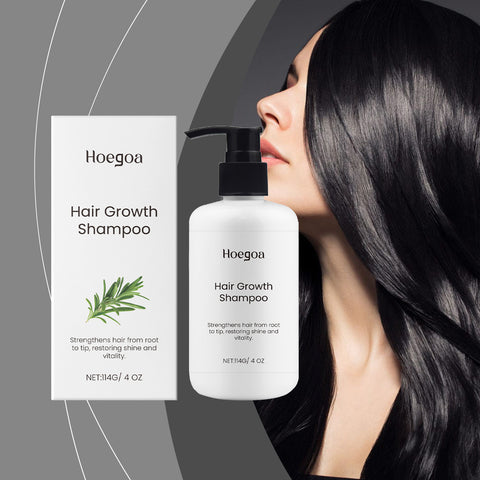 Hoegoa Shampoo Shampooing doux Contrôle du sébum Anti-pelliculaire Douceur Nettoyage Cuir chevelu Shampooing