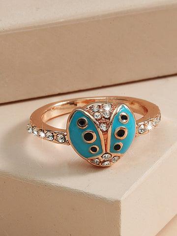 Yellow Gold Accessories Loose Beads Clavicle Chain Ring