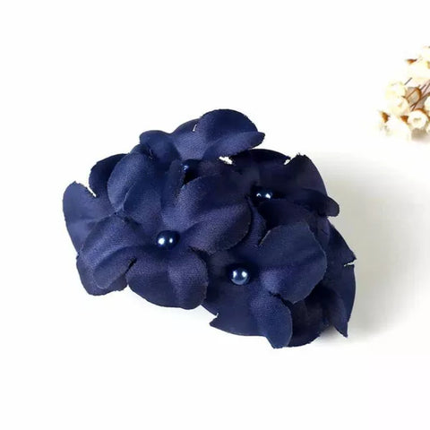 Accessoires de cheveux en tissu faits main à six fleurs pour femmes