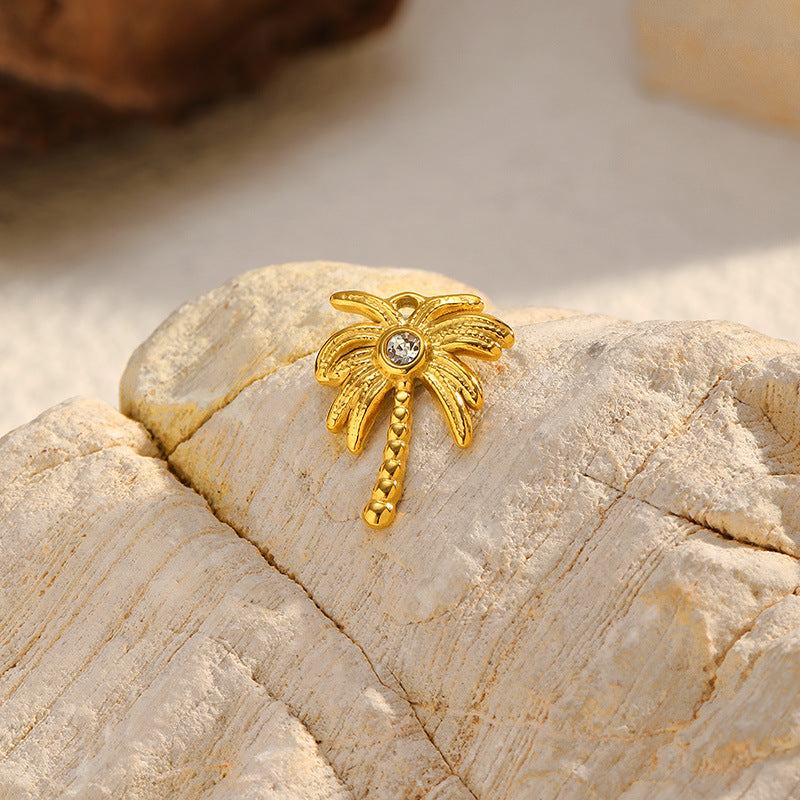 Buy Stainless Steel Coconut Tree Pendant online at Fashionner.