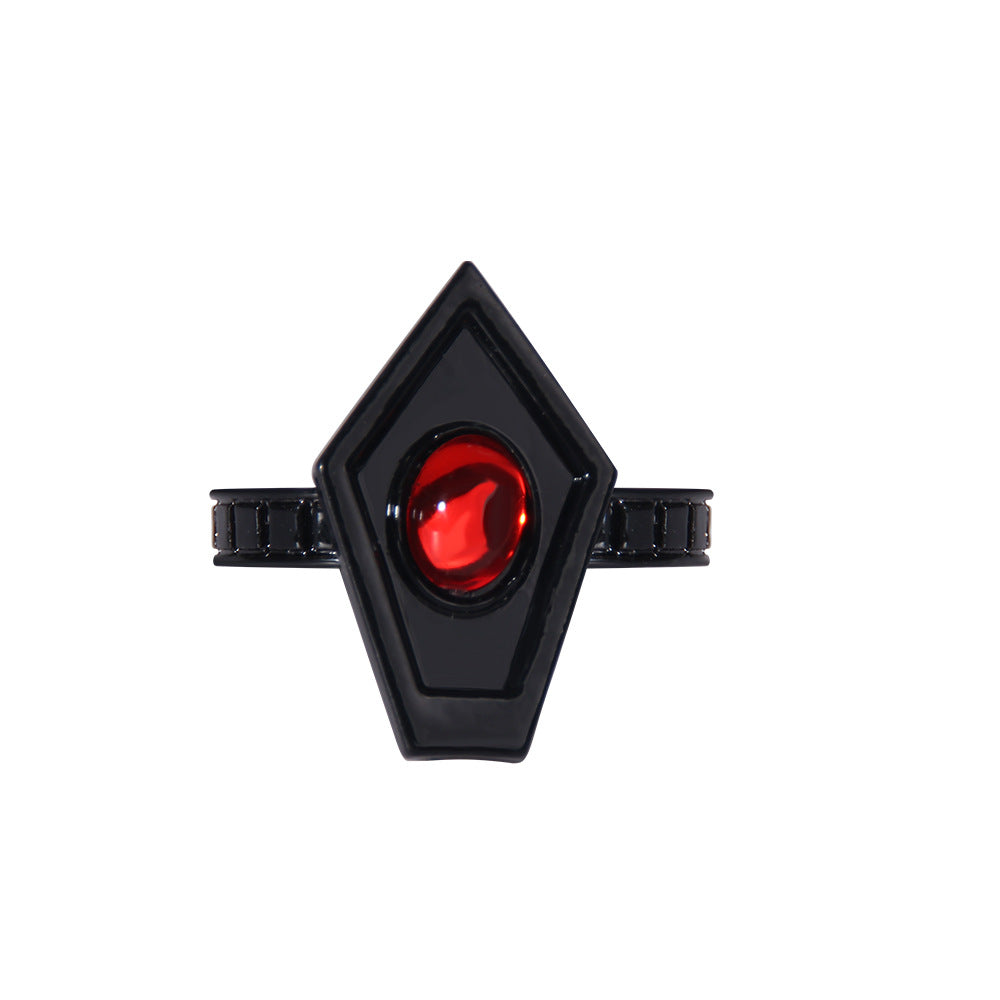 Buy Walnut Exquisite Black Ring Set online at Fashionner.