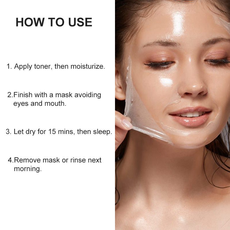 Collagen Mask Night Tear And Pull for Skin | VIRAL COLLAGEN WRAPPING PEEL OFF Mask